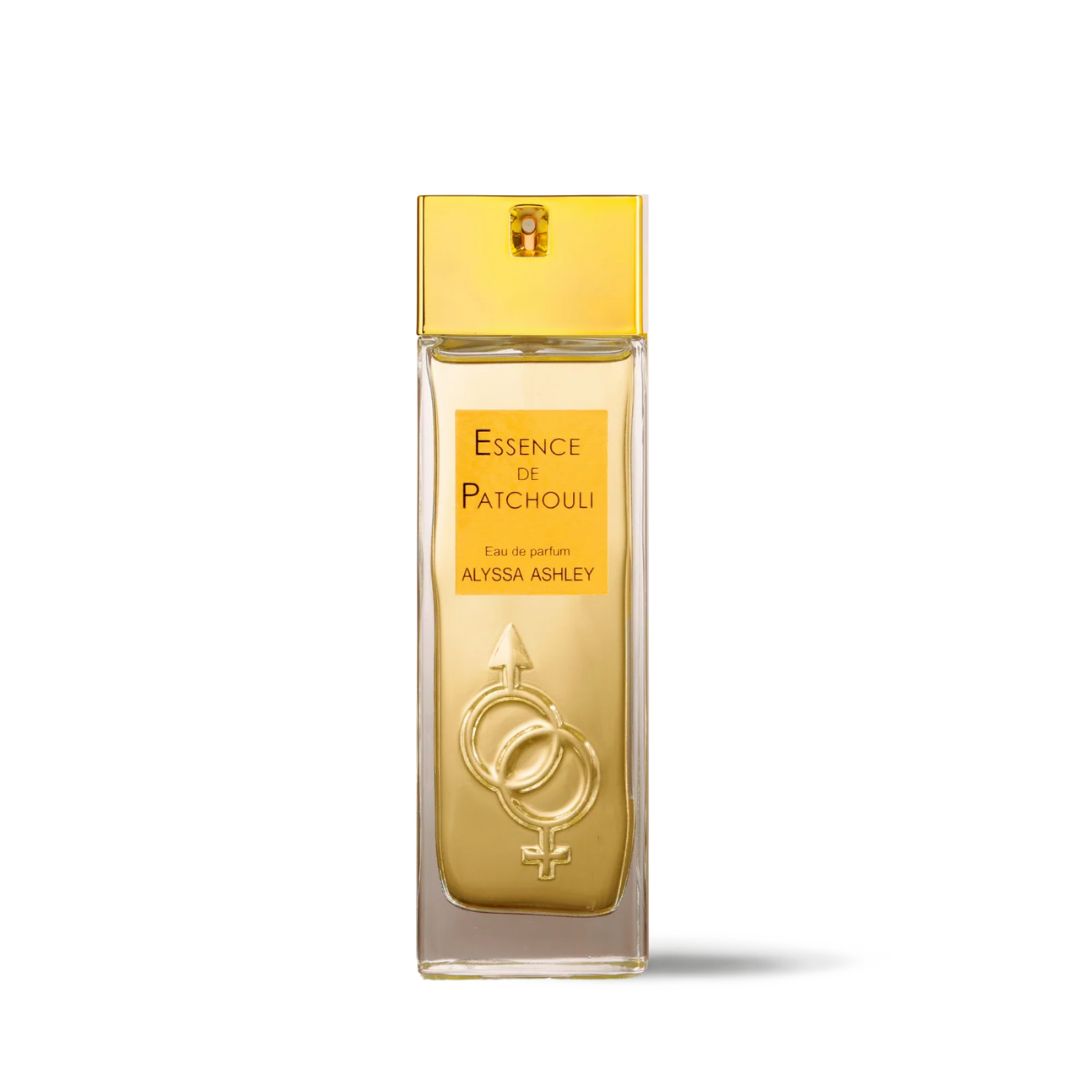 Perfume Alyssa Ashley Essence de Patchouli – aroma intenso y terroso de pachulí.