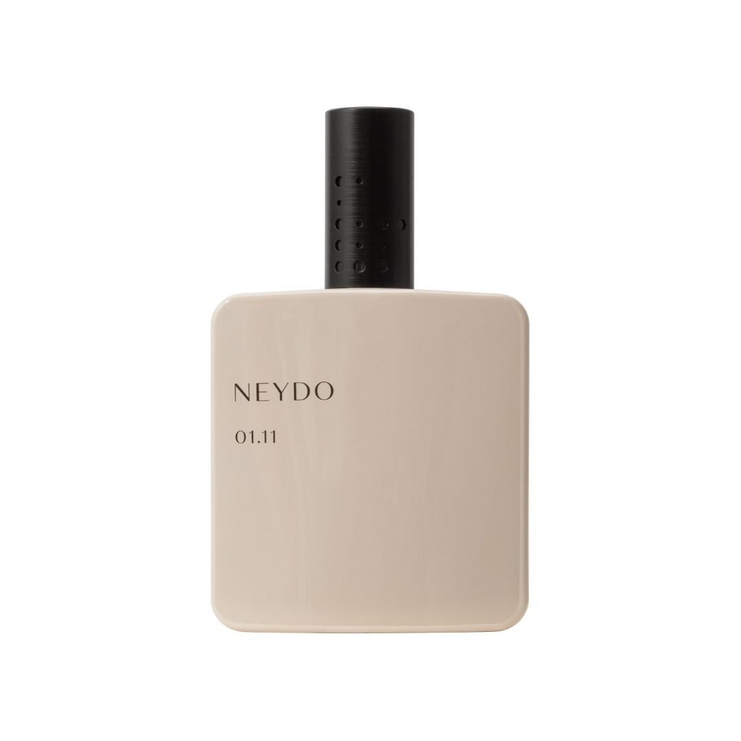 Perfume Neydo 01.11 – Perfume clásico en frasco beige, aroma atemporal.