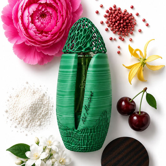 Madres, Sid Martens, floral polvoroso con ylang, cereza, jazmín real y pimienta rosa; aroma tierno y cálido