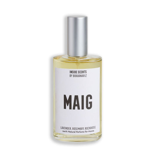 Perfume natural Bravanariz Maig en frasco de 100 ml, fragancia floral y herbal de primavera.