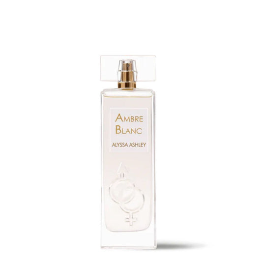 Perfume Alyssa Ashley Ambre Blanc – fragancia elegante y ambarada unisex.
