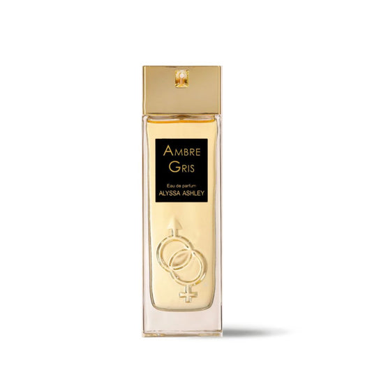 Perfume Alyssa Ashley Ambre Gris – fragancia amaderada y marina con ámbar gris.