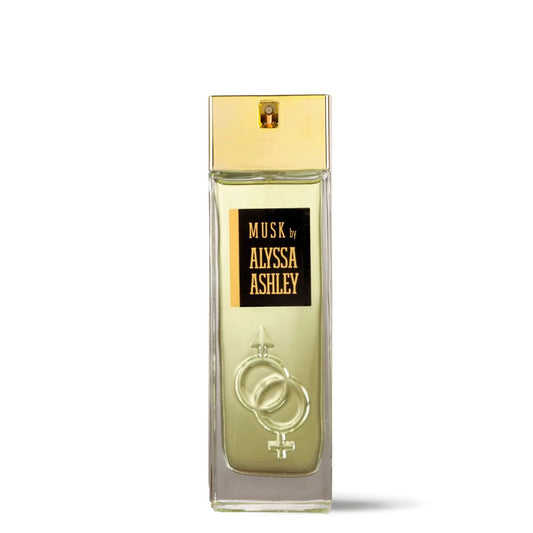 Perfume Alyssa Ashley Musk – icónica fragancia almizclada unisex.
