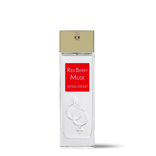 Perfume Alyssa Ashley Red Berry Musk – aroma afrutado con almizcle suave.