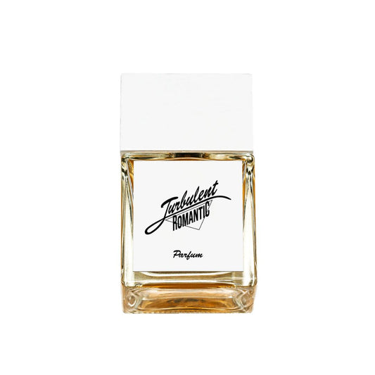 Frasco de perfume Turbulent Romantic Parfum de Art Brut, con jugo dorado, 50 ml
