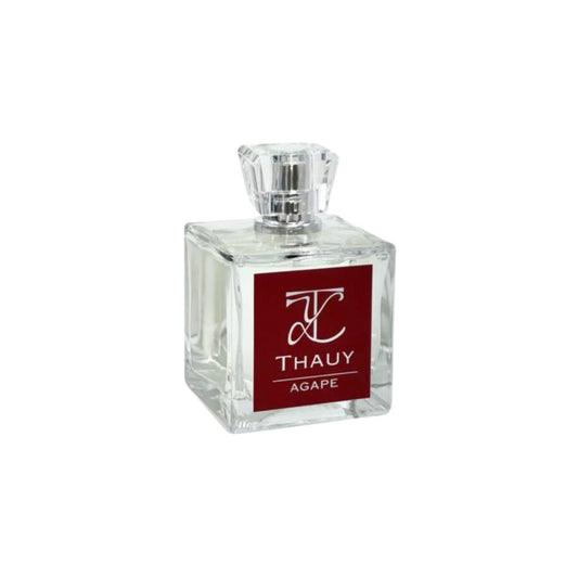 Perfume Thauy Agape, fragancia exclusiva con esencia romántica y diseño minimalista.