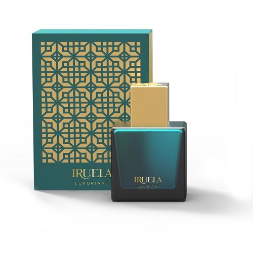 Caja y perfume Luxuriant Eau de Parfum Iruela Fine Fragance Sandra Iruela